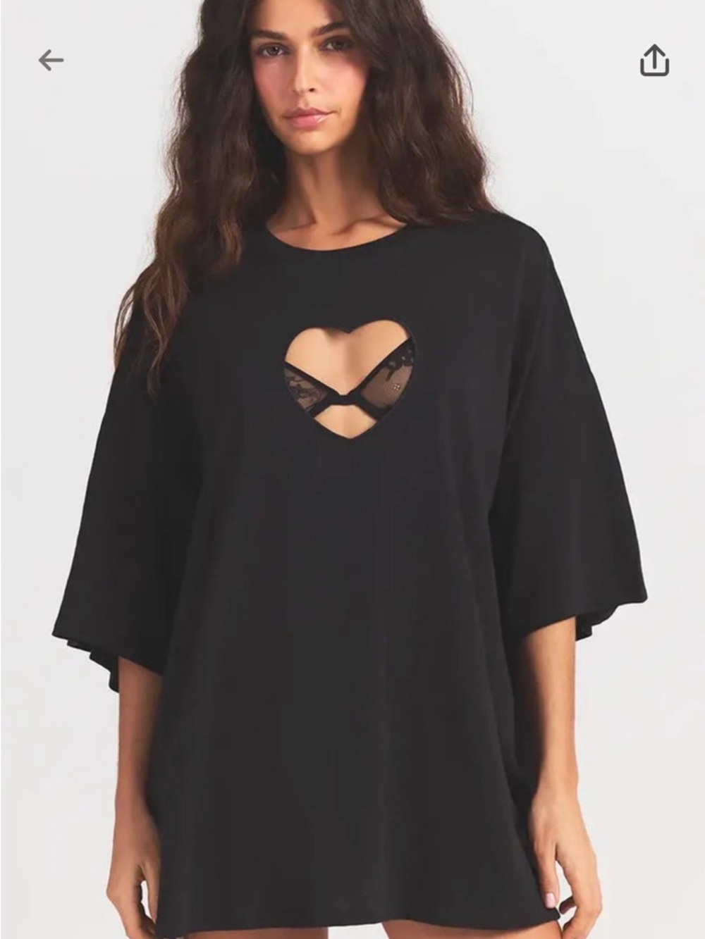 Skims Heart Oversized T-shirt